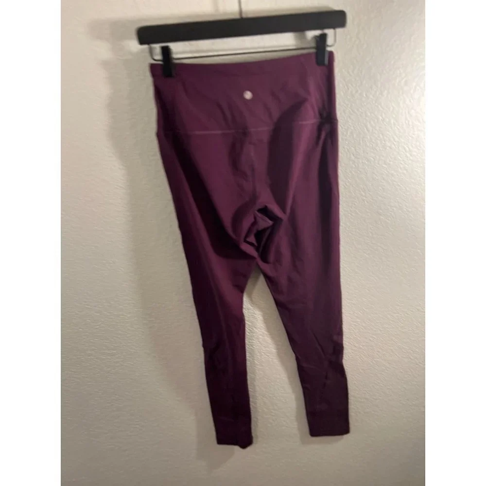Yogalicious purple leggings size M - Picture 3 of 4